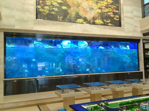 Акрил Leyu предлагает на продажу большие прозрачные акриловые аквариумные аквариумы - Leyu